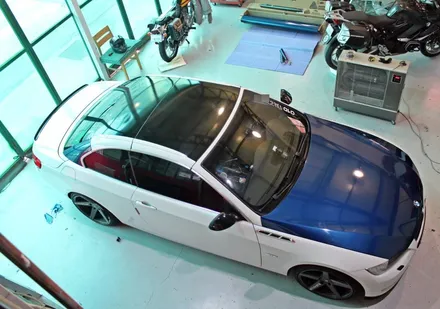 BMW 328i컨버터블 부분랩핑시공으로 포인트살리기 / 양주시 덕정동