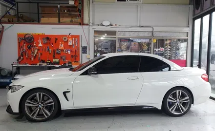 BMW 428i 컨버터블 사이드m퍼포먼스 데칼시공_랩핑거 / 양주시 덕정동