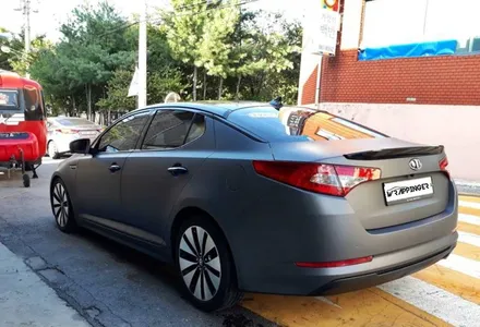 기아 K5 전체랩핑 시공#K5 무광메탈릭 차콜 필름시공\