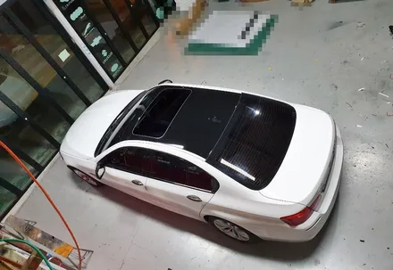 BMW 520D 제대로된 루프스킨시공은 랩핑전문샾 랩핑거 / 양주시 덕정동