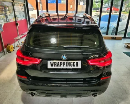 BMW X3 루프렉 몰딩 크롬죽이기 스타일UP / 양주시 덕정동