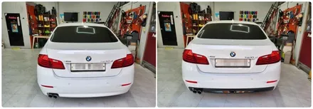 BMW F10 520D 디퓨져 부분랩핑으로 만들기 / 양주시 덕정동