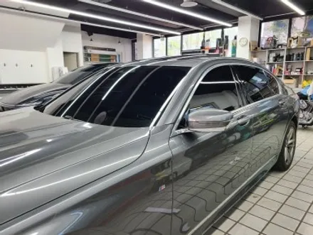 명지 BMW 7시리즈 G11 레이노 썬팅 재시공입니다