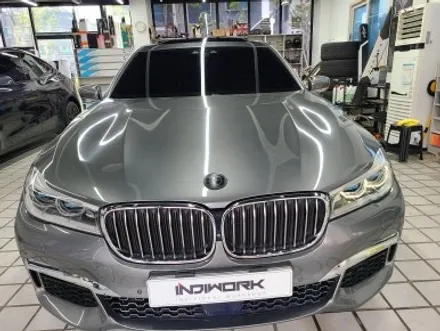명지 BMW 7시리즈 G11 레이노 썬팅 재시공입니다