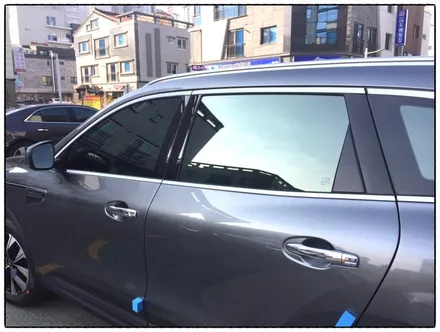명지썬팅 르노삼성 QM6 레인보우 썬팅입니다
