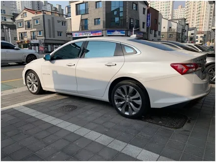 쉐보레 말리부 블락포디 스카이블루 썬팅 시공입니다