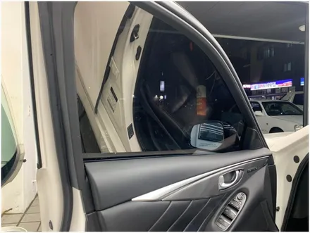 명지썬팅 인피니티 Q50 블락포디 스카이블루 썬팅입니다