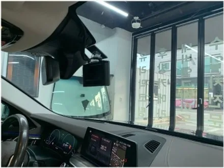 부산 명지 썬팅 BMW 5시리즈 G30 썬팅 재시공 및 아이나비 블랙작스 장착입니다