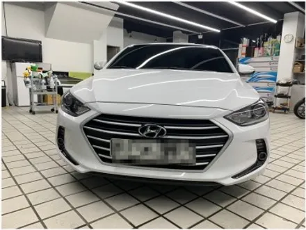 부산 강서구 명지 아반떼 AD 썬팅 재시공입니다 레이노 S9