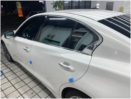 명지썬팅 인피니티 Q50 블락포디 스카이블루 썬팅입니다