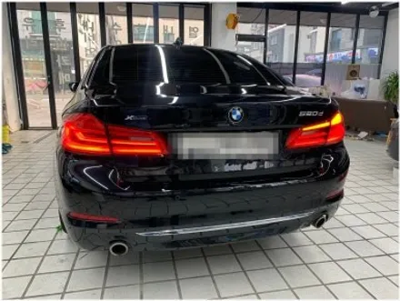 부산 명지 썬팅 BMW 5시리즈 G30 썬팅 재시공 및 아이나비 블랙작스 장착입니다
