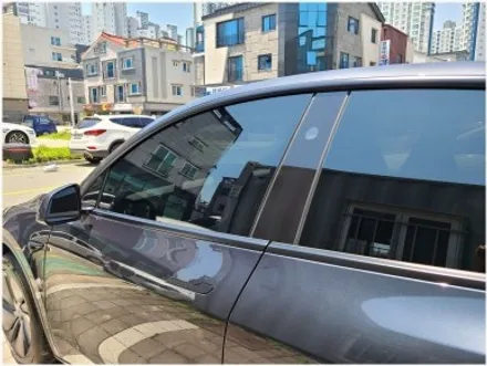 명지 테슬라 모델Y 주니퍼 레이노 F95 썬팅 시공입니다 신차패키지 블랙박스 PPF