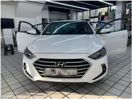 부산 강서구 명지 아반떼 AD 썬팅 재시공입니다 레이노 S9