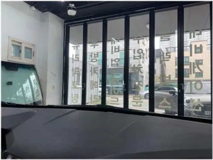 부산 명지 현대 YF쏘나타 전면썬팅 재시공 작업입니다