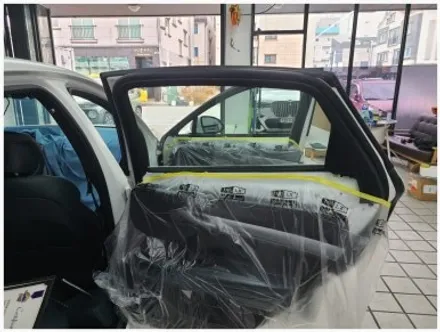 부산 제네시스G80 블락포디 스카이블루로 봄단장 합니다
