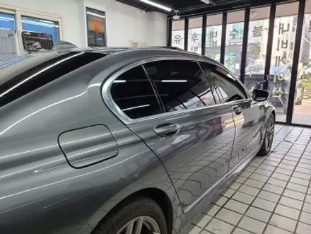 명지 BMW 7시리즈 G11 레이노 썬팅 재시공입니다