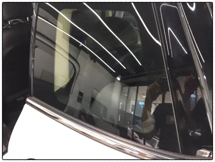 명지 썬팅 미니 컨트리맨 레이노 썬팅 재시공 작업입니다
