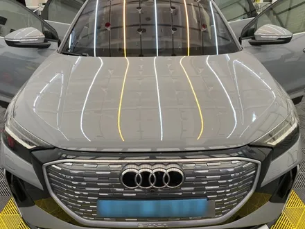 [아우디 Q4 etron] 광교 유막제거 발수코팅 디테일링 / 수원, 동탄, 광교, 용인