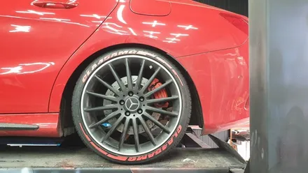 [송탄,평택,천안,안성,서산] 타이어레터링, 라이트필름 - 벤츠 CLA45AMG / 경기 화성