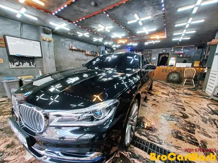 강서구 마곡 BMW7 (차량 내부 스팀세차)(왁스) 시 공 (냄새제거) / 서울 강서구