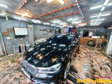 강서구 마곡 BMW7 (차량 내부 스팀세차)(왁스) 시 공 (냄새제거) / 서울 강서구