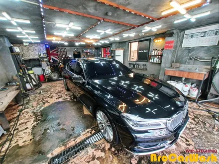 강서구 마곡 BMW7 (차량 내부 스팀세차)(왁스) 시 공 (냄새제거) / 서울 강서구