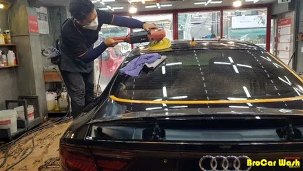 강서구 마곡 수입차( 아우디 A7 ) 사고 수리 ( 아우디 A7 ) 광택 차량 내부 스팀세차까지 완벽하게 처리해드렸습니다 / 서울 강서