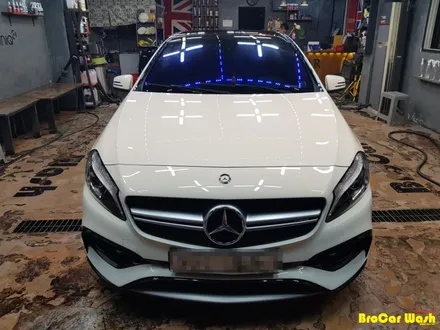 강서구 마곡 지구 벤츠 A45 AMG 자동차 광택 벤츠  강서구 차량 내부 스팀세차장 / 서울 강서