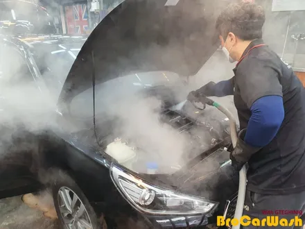 I30  자동차 광택 유막 제거 발수코팅 차량 내부 스팀 세차 / 서울 강서
