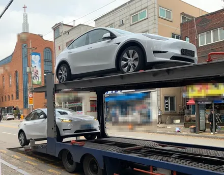 안산썬팅 프리미엄 테슬라 모델 Y 레이노 S7 시공 포스팅