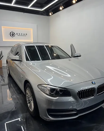 [랩핑] bmw 5시리즈 사틴화이트펄 랩핑 / 인천 계양구