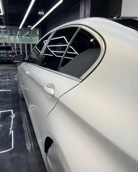 [랩핑] bmw 5시리즈 사틴화이트펄 랩핑 / 인천 계양구