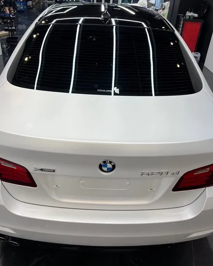 [랩핑] bmw 5시리즈 사틴화이트펄 랩핑 / 인천 계양구