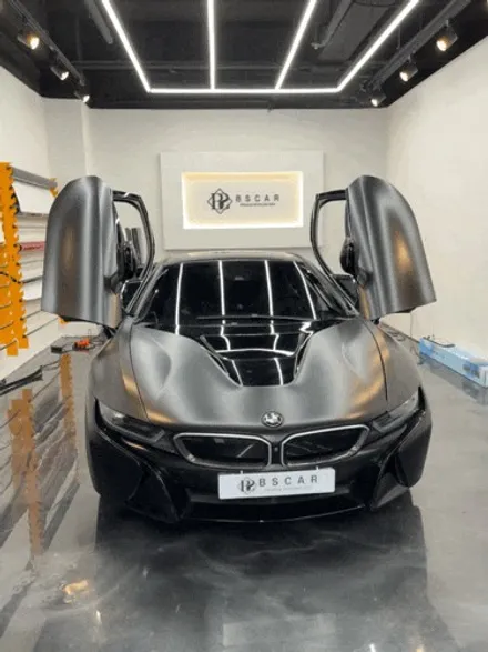 [랩핑] bmw i8 전체랩핑 (사틴블랙) / 인천 계양구
