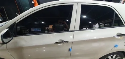 오산 기아 모닝 기존썬팅제거후 열차단썬팅 시공 / 평택 오산 안성