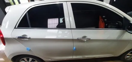 오산 기아 모닝 기존썬팅제거후 열차단썬팅 시공 / 평택 오산 안성