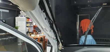 오산 기아 모닝 블랙박스 및 열차단썬팅 시공 / 평택 오산 안성