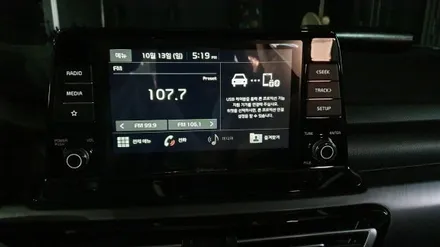 오산셀토스 네비게이션시공                네비게이션 블랙박스 경보기 광택 유리막코팅  오산 동탄 수원 향남 평택 / 평택 오산 안성