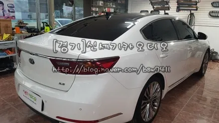 [오산 기아k7썬가드열차단 썬팅시공]오산동탄수원향남송탄평택 오산네비게이션 오산경보기 광각미러 블랙박스 열차단썬팅 원격시공경보기 / 평택 오산 안성