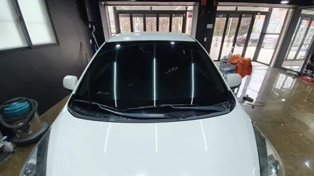 오산 기아올뉴모닝 기존썬팅 제거후 재시공 오산 동탄 수원 송탄 평택 네비게이션 블랙박스 경보기 썬팅 광택 유리막코팅 / 평택 오산 안성