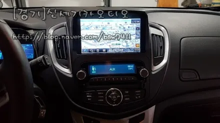 [오산쉐보레트렉스아이트로닉스블랙박스시공및파인드라이브q100블랙네비게이션매립시공] / 평택 오산 안성