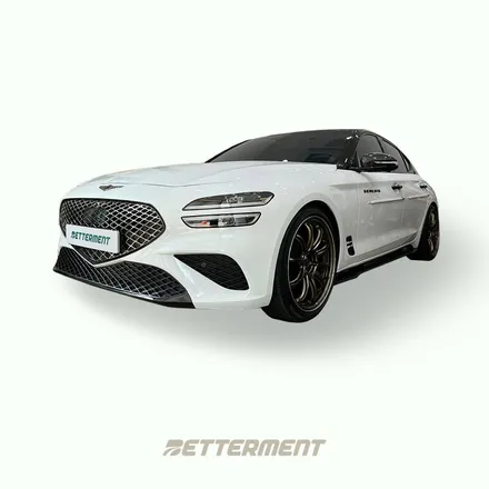 제네시스 g70 투톤랩핑,크롬죽이기(3m 2080 gloss black) / 수원 영통구