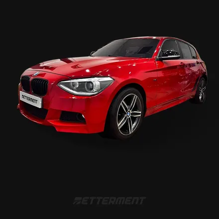 BMW f20 120d 사이드데칼,크롬죽이기(3m 사틴블랙,고광택 블랙) / 수원 영통구 하동