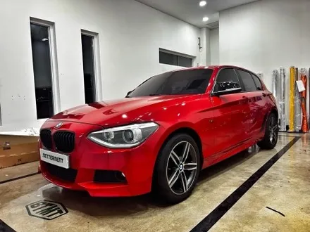 BMW f20 120d 사이드데칼,크롬죽이기(3m 사틴블랙,고광택 블랙) / 수원 영통구 하동