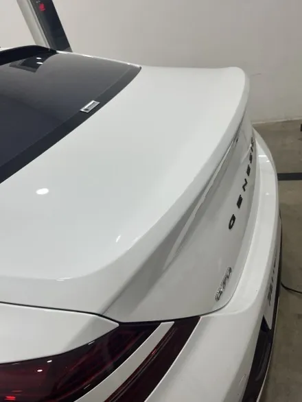 제네시스 g70 투톤랩핑,크롬죽이기(3m 2080 gloss black) / 수원 영통구