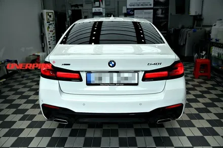 순천 BMW 540I 신차 구입 시 필요한 시공 4가지. 선팅, 유리막 코팅, PPF, 가죽 코팅 / 전남 순천