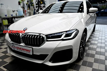 순천 BMW 540I 신차 구입 시 필요한 시공 4가지. 선팅, 유리막 코팅, PPF, 가죽 코팅 / 전남 순천