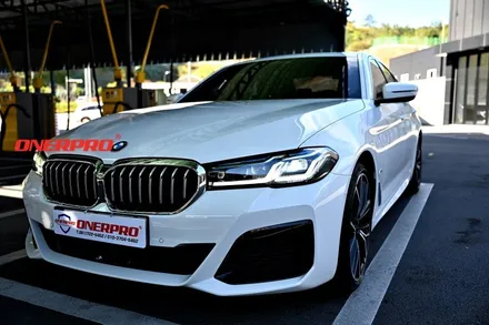 순천 BMW 540I 신차 구입 시 필요한 시공 4가지. 선팅, 유리막 코팅, PPF, 가죽 코팅 / 전남 순천