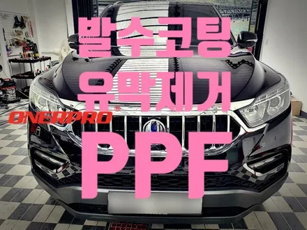 [렉스턴스포츠 칸] 유리발수코팅, 유막제거, 오너프로PPF 생활보호PPF, 순천, 여수, 광양 / 전남 순천