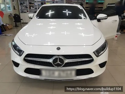 [벤츠 CLS400D 루프스킨] 벤츠cls400d 에이버리 유광블랙 루프스킨 작업 / 전남 순천